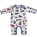 Powell Craft 100% Cotton Vintage Transport Design Baby Boys Jumpsuit / Romper Size 0-6 Months