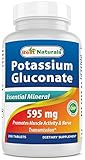 Best Naturals Potassium Gluconate 595 mg 250 Tablets