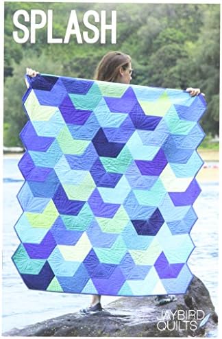 JaybirdQuilts Splash Pattern, Blue
