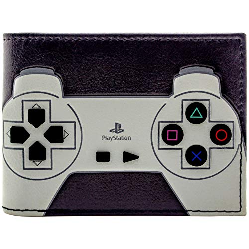 Preisvergleich Produktbild Playstation1 Original-Controller mit Tasten Schwarz Portemonnaie Geldbörse