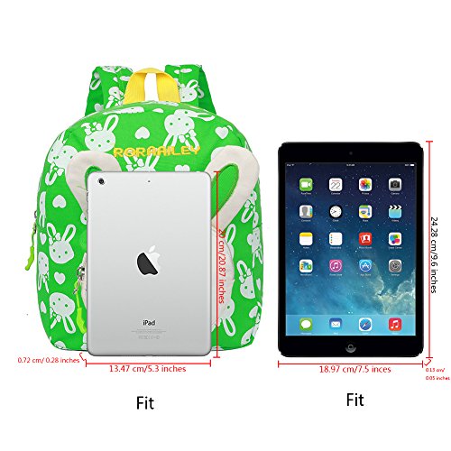 EGOGO Cartable Scolaire Maternelle, Lapin Fille Sac à Dos Enfant pour Bébé Enfant Primaire Maternelle E525-1 (Rose)