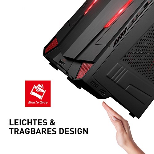 MSI 9S6-B90811-002-956-B907-102 NightbladeMI3 VR7RC-002DE Desktop PC (Intel Core i7-7700, 1000GB Festplatte, 16GB RAM, Geforce GTX 1060, Win 10 Home) schwarz - 6