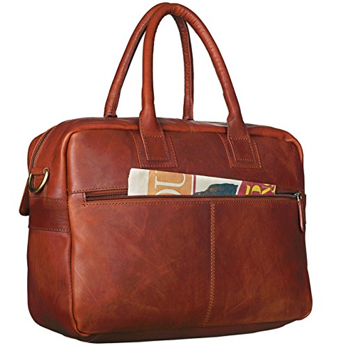 STILORD  Carlo  Gro  e Umh  ngetasche Leder Lehrertasche Aktentasche Schultertasche Reise Beruf Freizeit 15 6 Zoll Laptop College Bag Arbeit B  ro  Fa