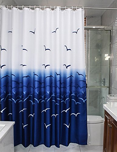 Mouldproof Duschvorhänge Dickeres wasserdichtes europäisches Art-Polyester-Badezimmer-hängender Vorhang (eine Vielzahl der Größen wahlweise freigestellt) Schnelltrockn ( größe : 200*190cm )