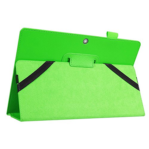 AVIDETLenovo Miix 310 / Miix 210 Hülle Case Etui Tasche, Ledertasche Schutzhülle Bumper Hüllen Tasche Leder Hülle Ultra Slim Lederhülle Flip Case Etui für Lenovo Miix 310 (Grün) - 4
