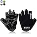 Trideer Vollfinger & Halbfinger Fahrradhandschuhe Reithandschuhe Radsporthandschuhe Trainingshandschuhe mit Adjustable Handgelenkstütze für Road Race, Mountainbike, Radsport, Reiten, Wandern, Bergsteigen, Camping und mehr Sports im Freien, Microfiber Material und Breath Lycra Fabric mit Safe Geleinlage, Idea für Damen Herren Frauen Manner(Schwarz und Grün) (Schwarz, M)