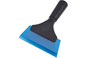 Ehdis Tergivetro, 5” Tergicristallo per Doccia, in Gomma, Tergivetro per Lavavetri, Tergipavimentò, Utensile di Pulizie Ideale per Vetri, Specchi, Cabina de Bagno, Parabrezza, Blu