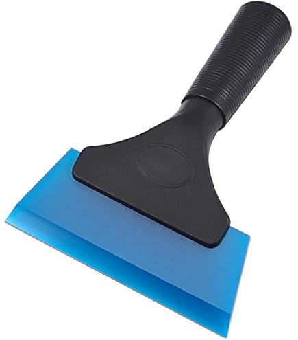 Ehdis Rubber kleine rakel, raamwisser, doucheschijker voor auto, raam, douche, deur, glas - 12,7 cm, Tiffany Blue