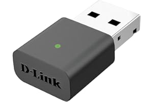 D-Link DWA-131 Adaptateur USB Wi-Fi N 300 - Débit Jusqu'à 300Mbps - 802.11 b/g/n - WPS- Idéal pour Améliorer votre Connexion Wi-Fi sur Ordinateur Portable