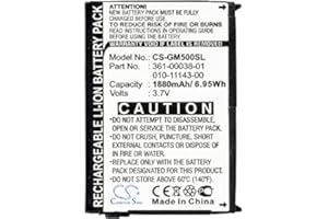 LOHUO Batteria di ricambio 1880 mAh / 6.96 Wh compatibile con Garmin Aera 500, Aera 510, Aera 550, Aera 560, Nuvi 500, Nuvi 510, Nuvi 550, Zumo 220, Zumo 600, Zumo 650, Zumo 660, GPS, Navigator Battery