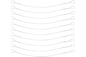 MagiDeal 10 Pièces Fil de Coupe Fromage, Accessoire Cuisine épandeur Trancheuse à Fromage Coupe-Fromage en Acier Inoxydable pour Cuisson