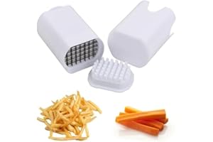 Rapidbok Taglierina per Patatine Fritte, Taglierina Patata, Tagliapatate Manual, Taglia Patate Fritte a Taglio Rapido, Affettatrice Manuale con Lame, Affettafrutta per Verdura, Accessori Friggitrice