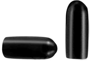 MACHSWON 10 szt. gumowe zaślepki 4 mm ID PCW okrągła rurka osłona śruby śruby śruby ochraniacze na gwint czarny