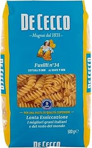 De Cecco Fusilli - 1 Confezione da 500 gr