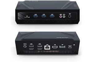 VENOEN 12 generacji biuro Mini PC wyposażony w wentylator, Windows 11 Pro, Core i5 1240P, 8GB DDR5 RAM 128GB M.2 SSD, HD-MI, DP, wyjście 4K, port Type-C, Dual Band Wifi, BT 4.2, Small Computer