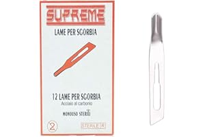 LAME PER SGORBIA SUPREME MONOUSO STERILI 12 PEZZI NUMERO 4