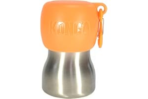 KONG H2O Stainless Steel Water Bottle, 270 ml, Small, Orange S, KG95ORG