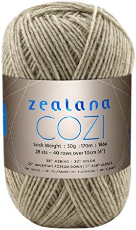 Artisan COZI COZI Sugar, Wool mix, Peppermint, 22 x 18 x 10 cm