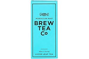 Brew Tea Co - Moroccan Mint - Minty & Strong Herbal Tea - 113g Loose Leaf Tea