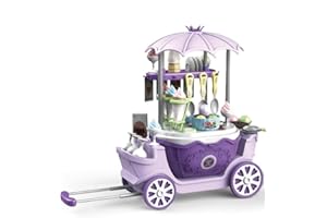 FLEX VALUE Flex 4 in 1 Ice Cream Shop, Kids Ice Cream Set Case Educational Toys for 3 year old, Pretend Play Set