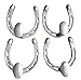 Produktbild 4 x Hufeisen Haken Shaker Küche Pferd Eisen Coat Haken Vintage Shabby Chic Equestrian Sattelkammer
