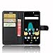 Produktbild Wiko View Prime Hülle, TopACE Wallet Cover mit Kartenfächer Bookstyle Handytasche Card Slot Leder Tasche für Wiko View Prime (Schwarz)