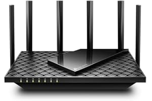 TP-Link Archer AXE75 - WiFi 6 Router AX5400 mbps, 512mb RAM, WiFi 6E, Triple Banda, 6GHz/5GHz/2.4GHz,Gigabit, CPU Quad-Core 1,7GHz,Puerto USB 3.0, Compatible con Alexa,Compatible con OneMesh