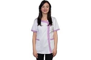 Fratelli ditalia - Blouse de Travail pour Femme, esthéticienne, Massage, Salon de Coiffure, école Maternelle