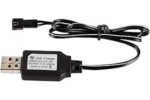 Buwei Câble de Charge USB Ni-CD Ni-MH Batteries Pack Adaptateur de Prise SM 7.2V 250mA Sortie télécommande Jouet