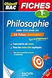 Image de Objectif Bac Fiches Detachables Philosophie Terms Techno