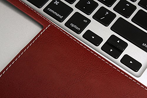 TECOOL Macbook Pro 13 H  lle  Hochwertiger PU-Leder Schutzh  lle PU-Leder Snap Case Notebook Sleeve Tasche Cover H  lle f  r Apple Macbook Pro 13 13 3
