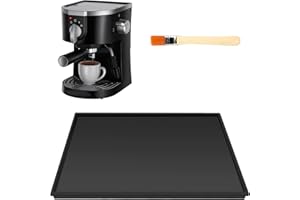 Nizirioo 48 x 30 cm, tappetino in silicone sotto macchina da caffè, tappetino antiscivolo per macchina da caffè