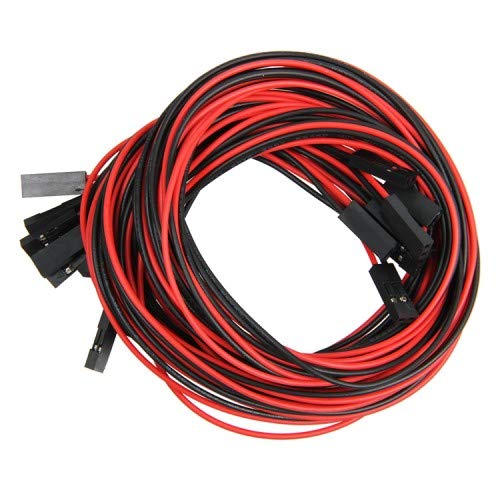 GIANTARM - 10 cables de puente F/F de 2 pines (700 mm)