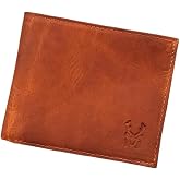 Modica&reg; Zendar - Genuine Leather Coin Split Classic Men's Wallet | RFID Protected