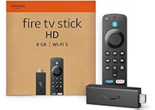Amazon Fire TV Stick HD, free and live TV, Alexa Voice Remote, smart home controls, HD streaming