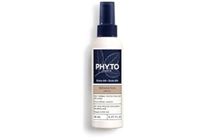 Phyto - Réparation - Spray Thermo-Protecteur 230° Anti-Casse 150ml - Cheveux Abîmés - Cheveux Cassants - Répare - Lisse les frisottis - Cheveux Nourris - Cheveux Protégés - Kératine