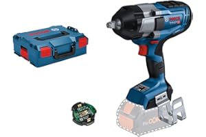 ‎BOSCH PROFESSIONAL Bosch Professional 18V System BITURBO Akku Drehschlagschrauber GDS 18V-1000 (1x Bluetooth Low Enegry Modul GCY 42, Einlage, L-BOXX, ohne Akku/ Ladegerät)