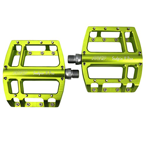 NC-17 Sudpin II Pro Aluminium Plattform Pedale / Fahrrad Pedale MTB / Mountainbike Pedal / BMX Pedal / zwei Kugellager + Cr-Mo Achse / inkl. Ersatzpins - 6