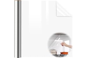 CHINGCOO Lámina protectora de pared electrostática transparente, protección contra salpicaduras de muebles, protección contra salpicaduras para pared, transparente, protección para paredes, muebles, hogar