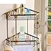Produktbild NBE Die gesamte Kupfer antik doppeltes Dreieck Hook Racks/Continental Retro Rod pod mit Handtüchern Erhöhen/Make-up Storage