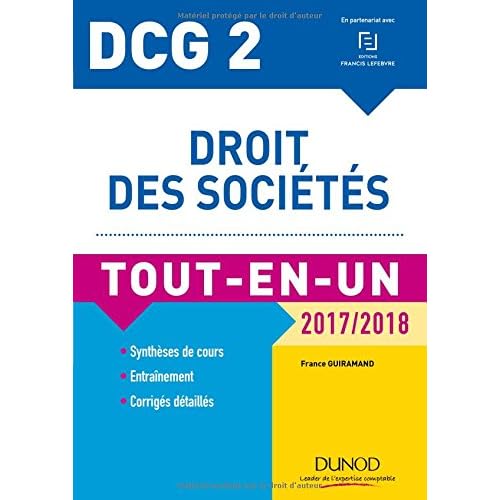 DCG 2 - Droit des sociétés 2017/2018- 10e éd. - Tout-en-Un
