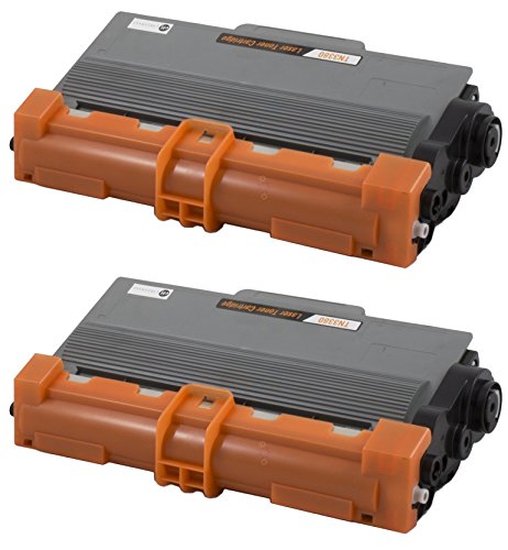 2 Cartouches de toner pour brother tN - 3330 tN3380-5450D hL hL hL - 5450-5470/hL 5470 dW-dWT-hL 6180 dW hL 6180-dWT, hL - 5440D hL - 5450-hL 5480 dW, hL - 5450 dNT dCP-8110 dN remplace les modèles dCP-8155 dN dCP-8250 dN mFC-8910 dW dW mFC-8810 mFC-8510 mFC-8520/dN/dN, mFC-8950 mFC-8710 dW dW, mFC-8950 dWT mFC-8515 dN