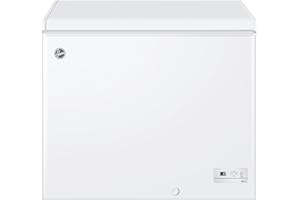 Hoover Freestanding Chest Freezer, 196L Capacity, E Class, Super Freezing Function, Suitable for Outbuildings and Garages, Integrated Handle, White, 91.5x55.5x84.5 cm - HHCH 200 ELK