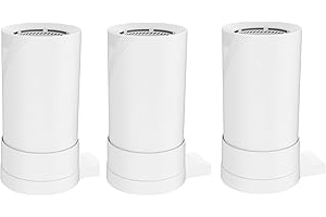 AOKICASE TP Link Deco BE65 / BE85 / BE95 Mesh System WiFi 7 Support mural simple et robuste TP Link Deco BE65 / BE85 / BE95 avec gestion des câbles (blanc, 3 pièces)