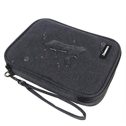 Damero Tasche für USB-Sticks und Speicherkarten, Aufbewahrungstasche Organiser Tasche für Zubehöre, Schwarz - 7