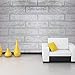 Produktbild Wunderschön Praktische Wohnzimmer Schlafzimmer selbstklebend anti-paper gray-white Stein PVC TV Hintergrund Wand