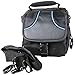 Produktbild Die Perfekte Systemkamera-Tasche Braun Ocean mit Zubehörtasche - passend für Bridgekamera oder Systemkamera z.B. Sony DSC-H300 DSC-HX400 V Alpha 5000 5100 6000 6300 RX10II ** Panasonic DMC-FZ200 DMC-FZ300 ** Canon Powershot G3 EOS M10 EOS M3 SX420 SX54