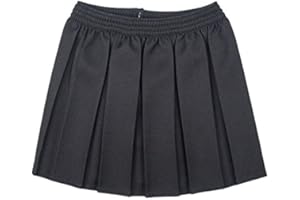 RB RIVER BANK LB Girls School Uniform Box Pleated Elasticated Waist School Kids Skirt All Ages Back to School