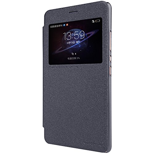 Huawei Honor V9 Hülle, IVSO Hohe Qualität Advanced Shock Absorption Technology Case Folio Tasche Cover für Huawei Honor V9 / Huawei Honor 8 Pro Smartphone (Für Huawei Honor V9, Schwarz) - 4