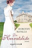 Bücher Neuerscheinungen 2022 - Die Heiratsliste von Dorothy McFalls